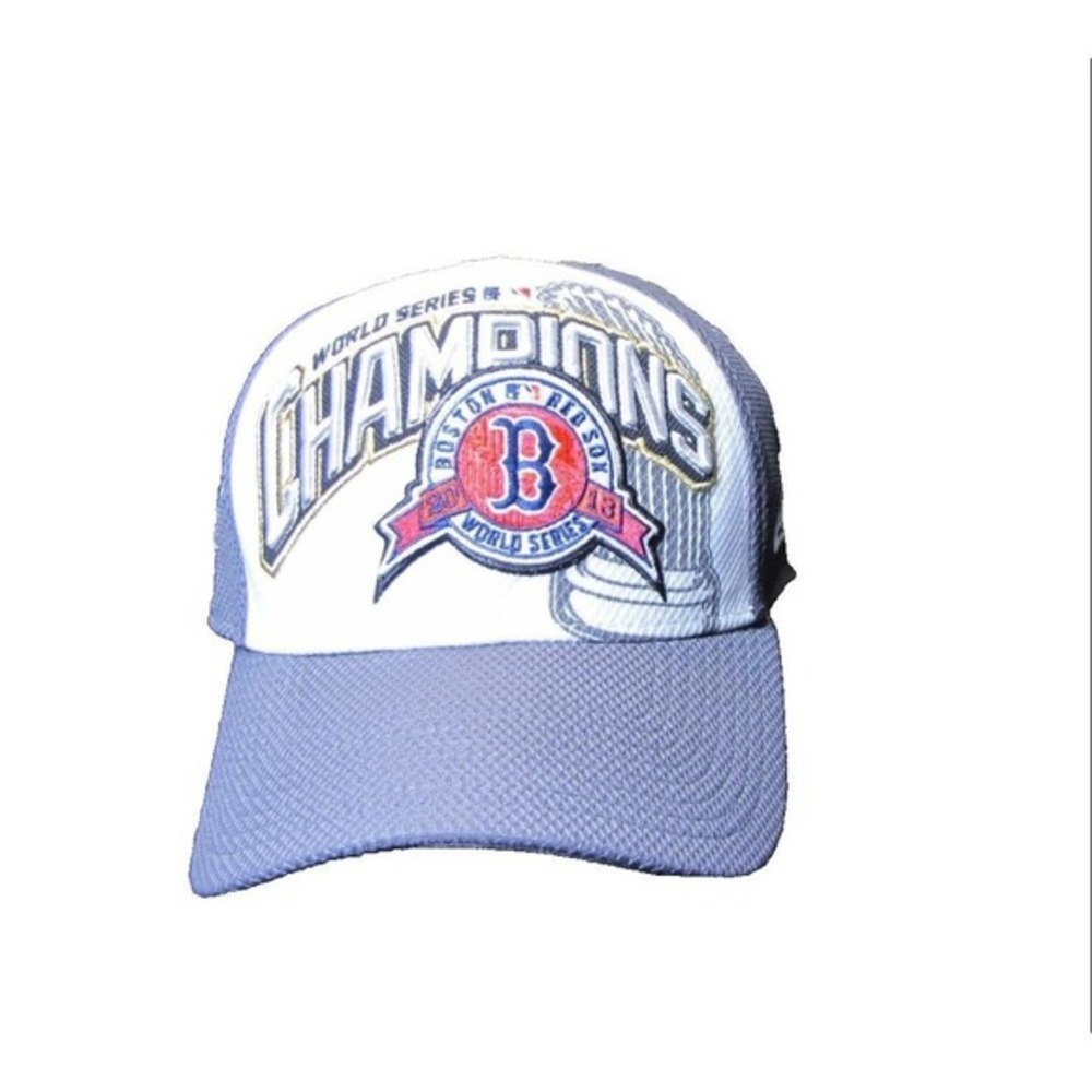 New Era Boston Red Sox 2013 World Series Champions Cap Gray‎ White One Size